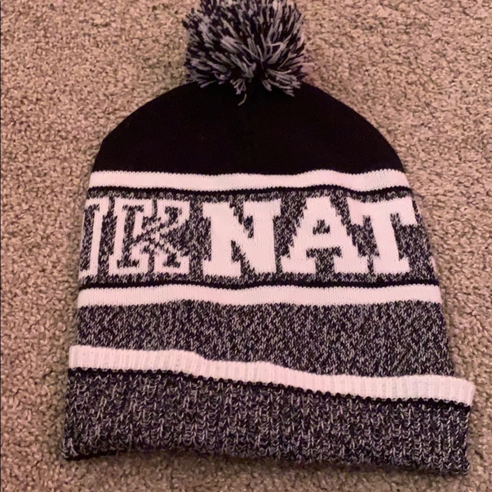 Beanie pink brand wore once (vs pink)